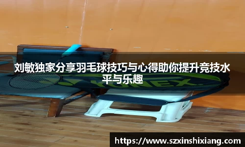 刘敏独家分享羽毛球技巧与心得助你提升竞技水平与乐趣